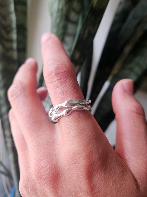 Drip Ring - Silver