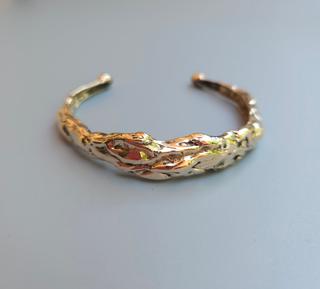 Wave Cuff - Gold