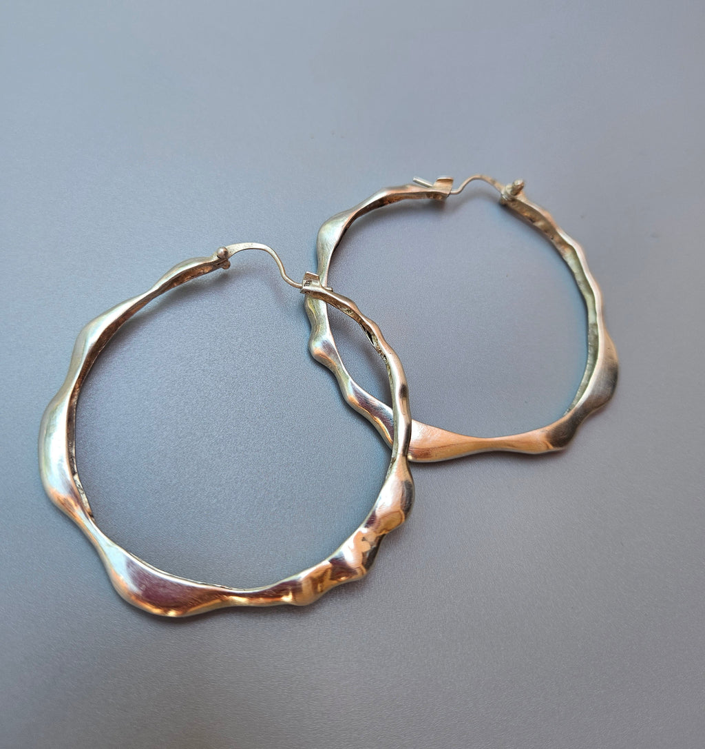 Drip hoops Silver