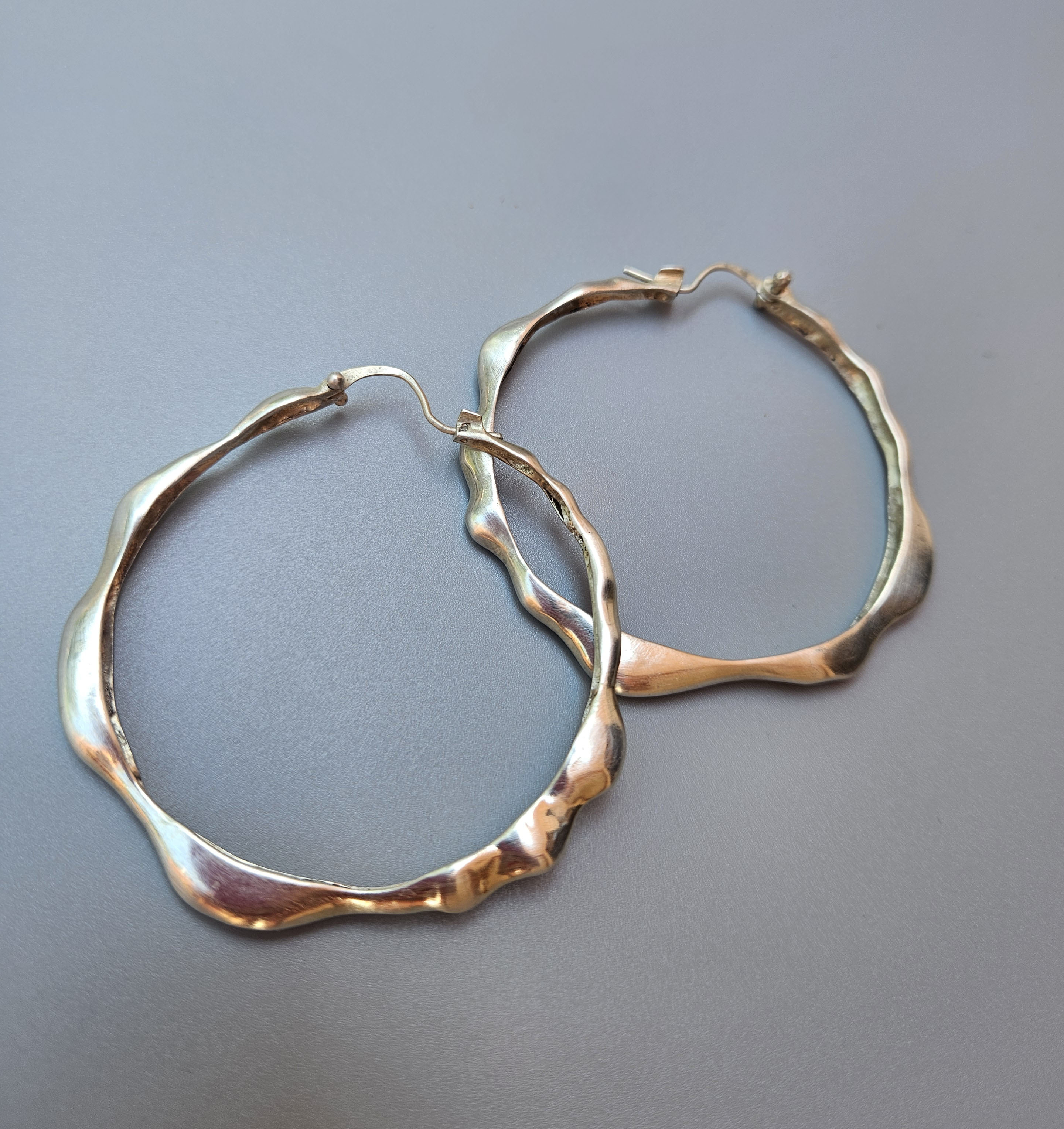 Drip hoops Silver