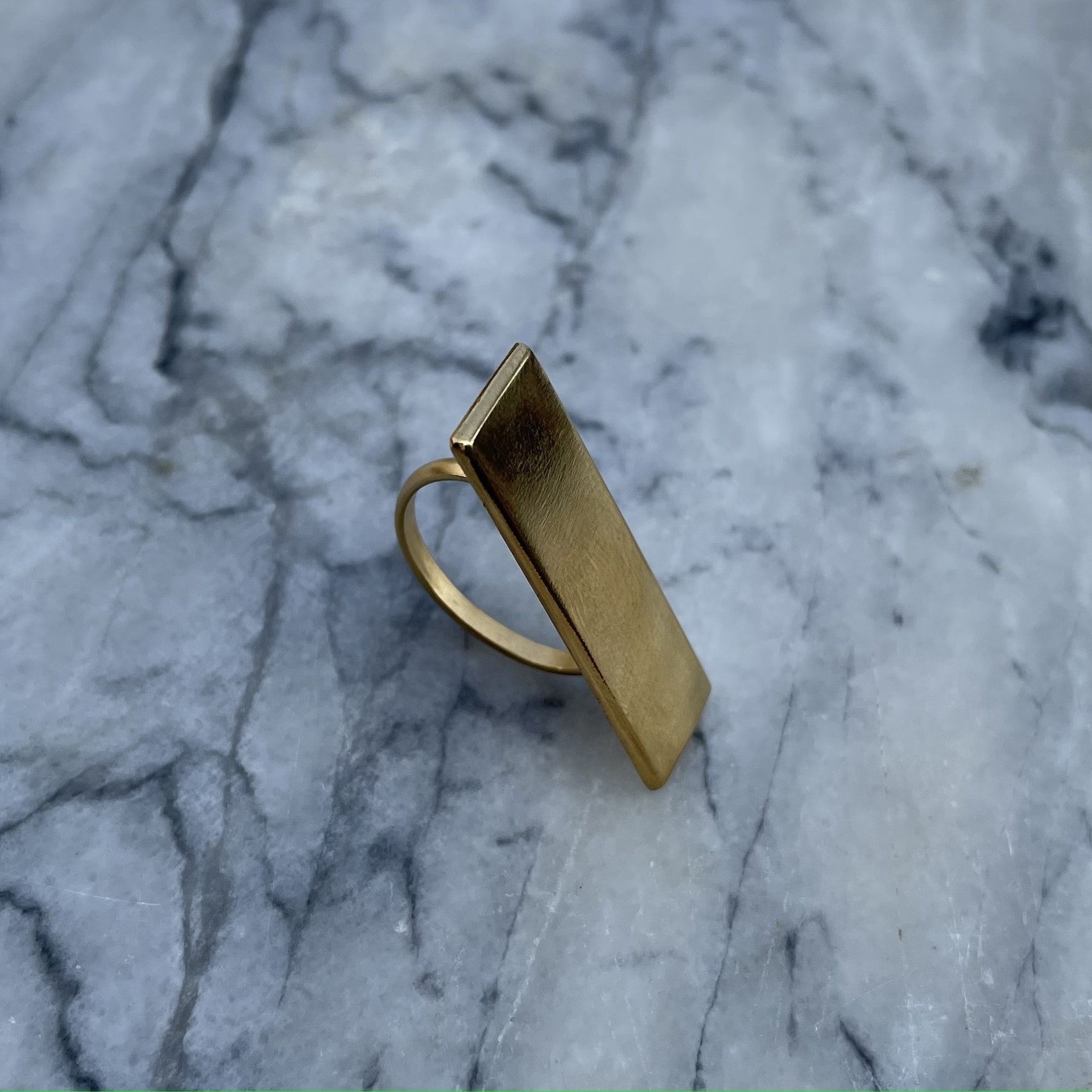Gold Bar Ring